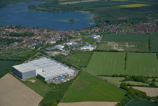 Luftbild Gewerbestandort Zarrentin