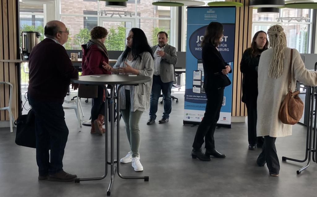 Visitors at the first open house event of the LUP Welcome Center.